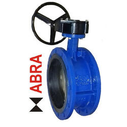 Затвор поворотный фланцевый ABRA-BUV-FL226D800G Ду800 Ру10 с редуктором